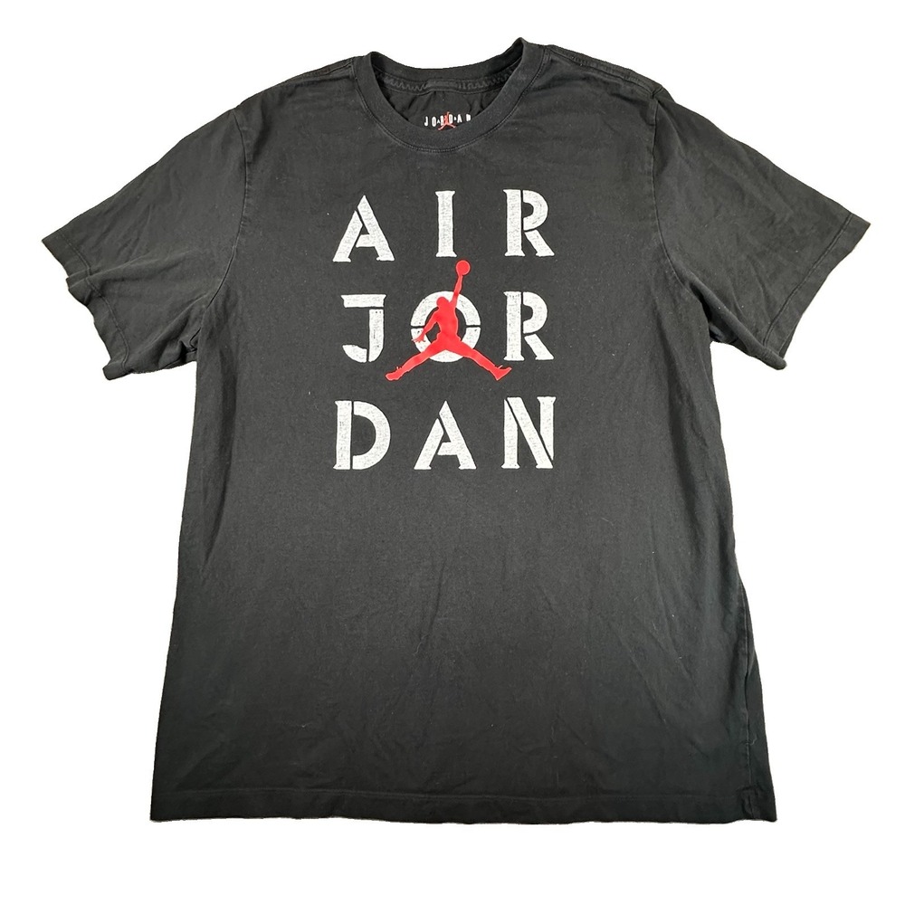 Nike Mens Air Jordan Jumpman Mens T-Shirt XL Black Graphic Retro Basketball Soft